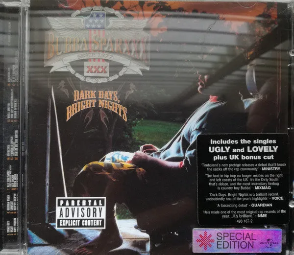 Bubba Sparxxx – Dark Days, Bright Nights CD album 2001