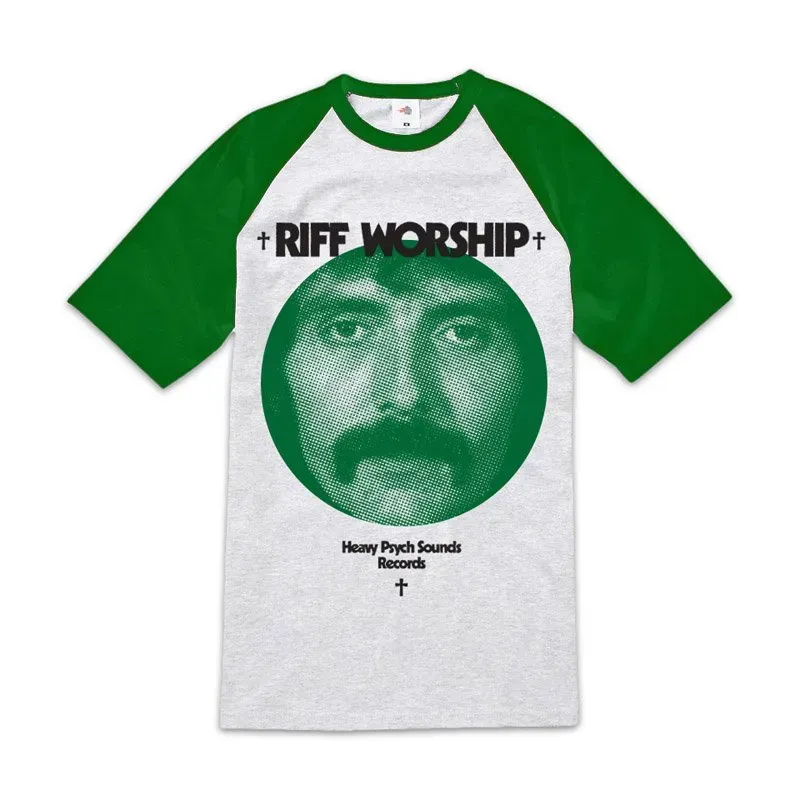 Heavy Psych Sounds #31 grønn baseball T-skjorte