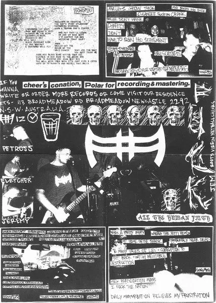 Conation / Fuck All The Human Filth NOIZ3 7" vinyl brukt punk
