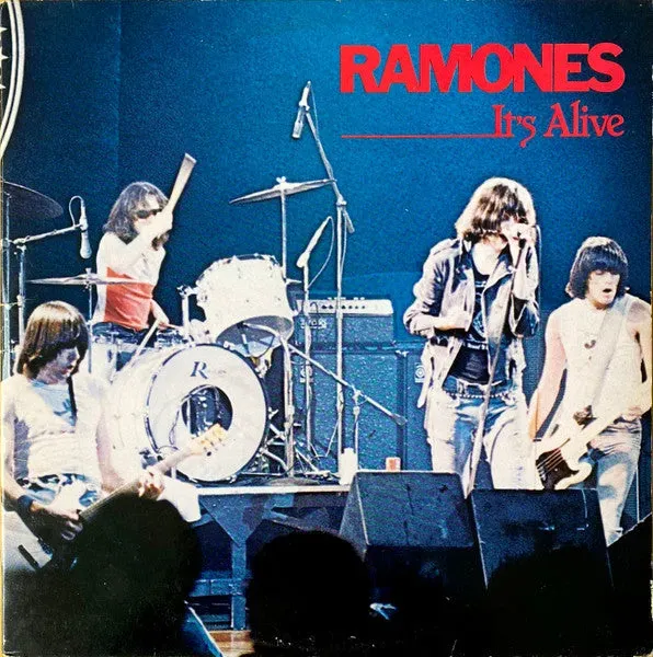 Ramones It's Alive 2xLP vinylplate brukt live