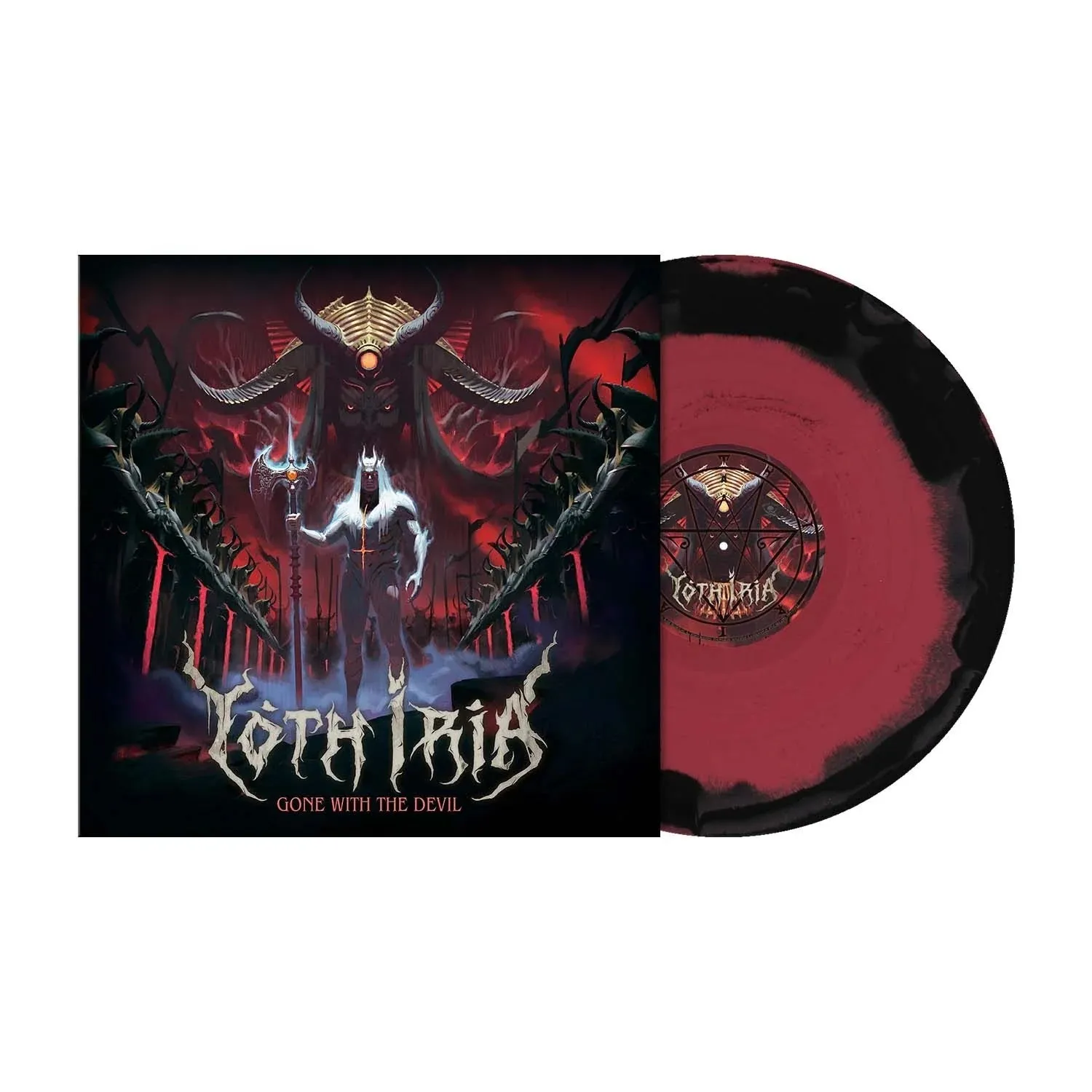 Yoth Iria Gone With the Devil LP rød/svart vinyl