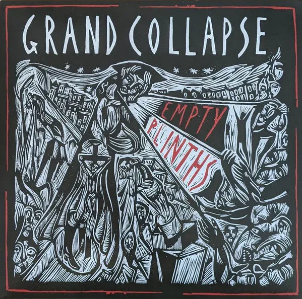 Grand Collapse Empty Plinths LP blå vinyl brukt hardcore