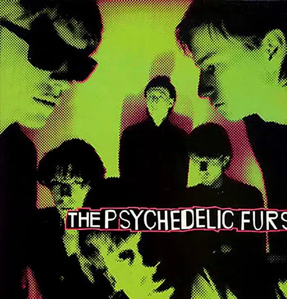 Psychedelic Furs debut LP vinyl brukt grønt cover