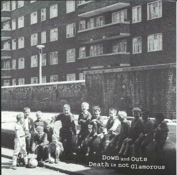 Death Is Not Glamorous Down And Outs split 7" brukt lilla