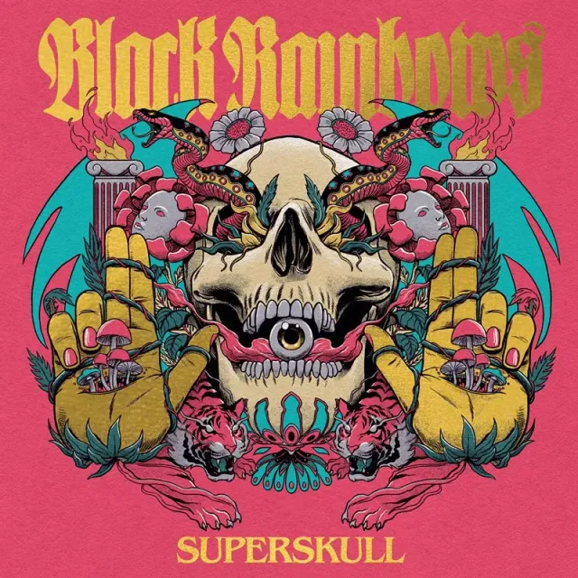 Black Rainbows Superskull vinyl-LP stoner repress