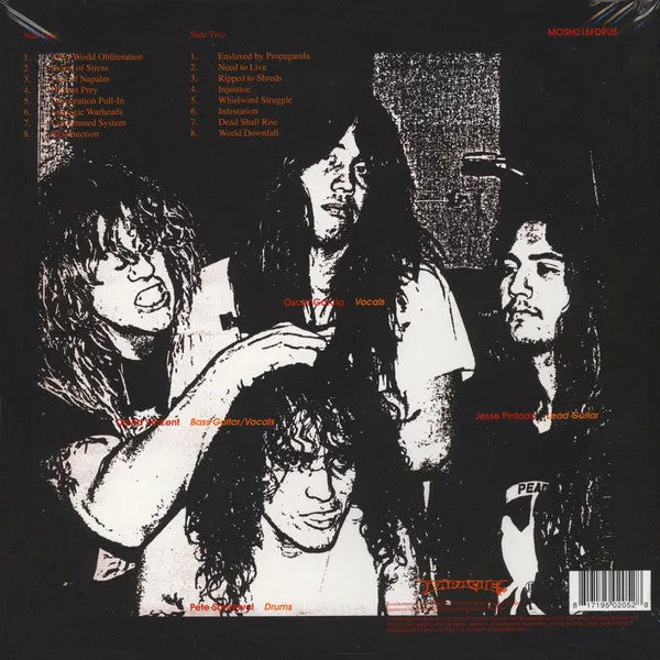 Terrorizer World Downfall LP reissue svart vinyl