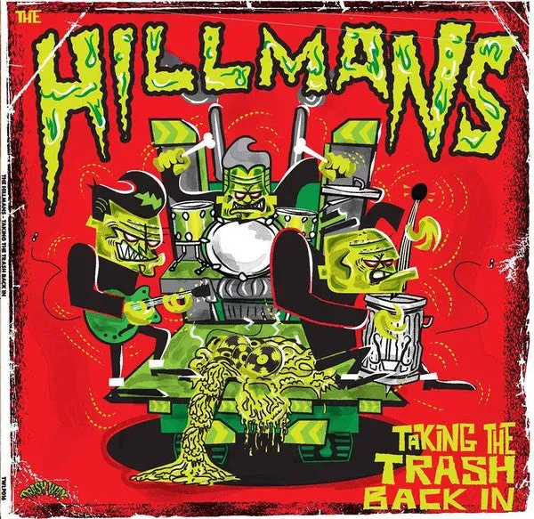 Hillmans Taking Trash Back In LP rød vinyl brukt ltd