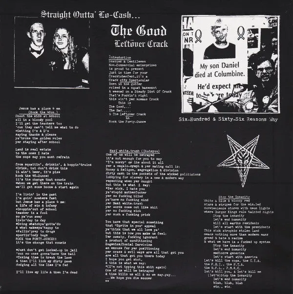 Leftöver Crack Rock The 40 oz. 7" vinyl brukt ska-punk