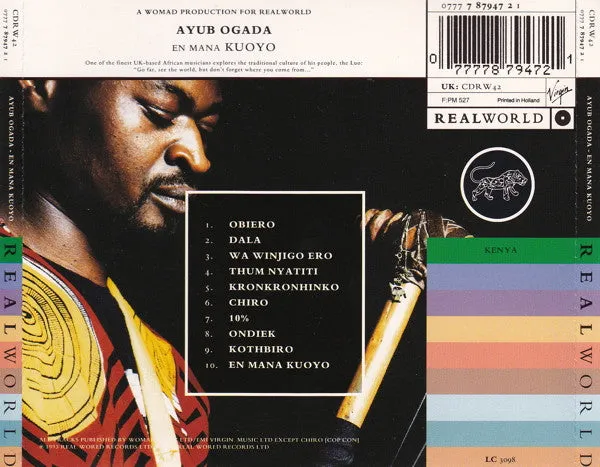 Ayub Ogada En Mana Kuoyo CD brukt
