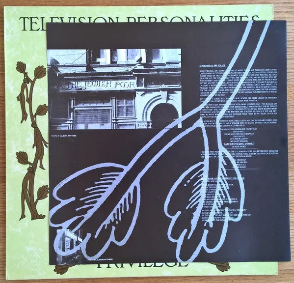 Television Personalities Privilege LP brukt indie