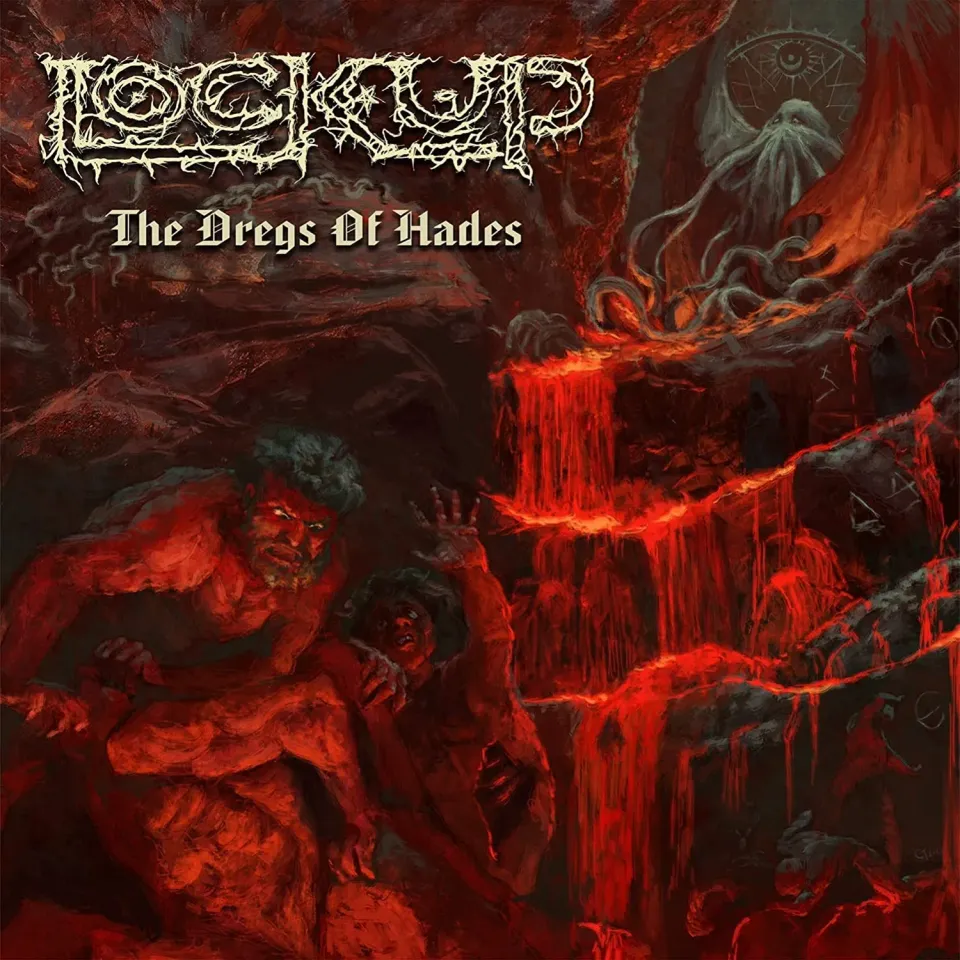 Lock Up The Dregs Of Hades LP transparent rød