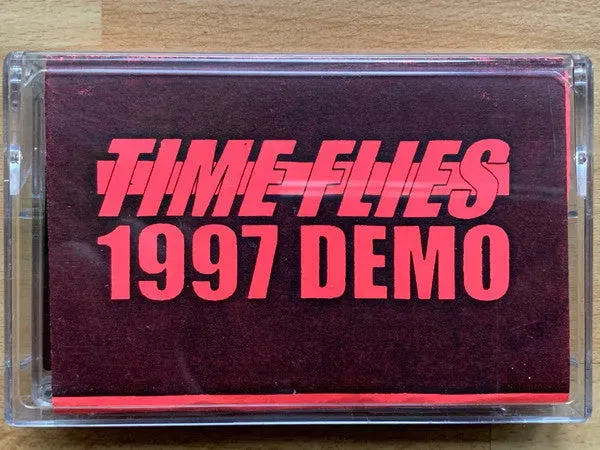 Time Flies 1997 Demo kassett EP rød hardcore brukt