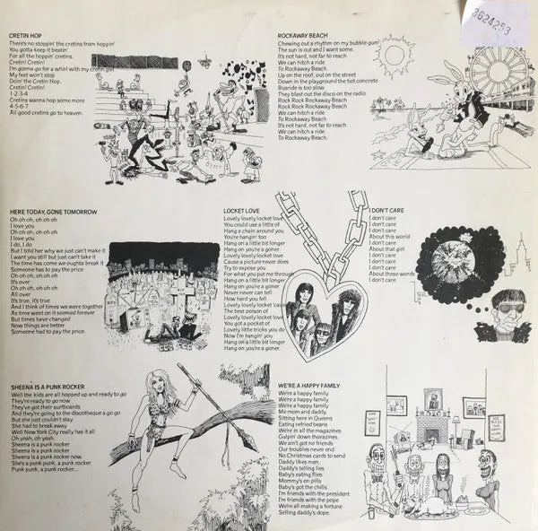 Ramones Rocket To Russia LP brukt UK punk 1977
