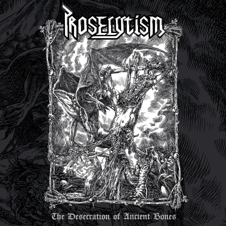 Proselytism Desecration Of Ancient Bones LP marble