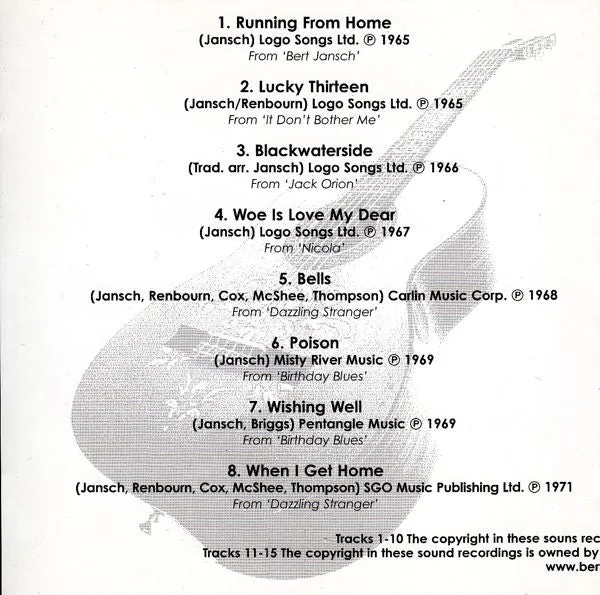 Bert Jansch An Introduction To CD brukt folk samling