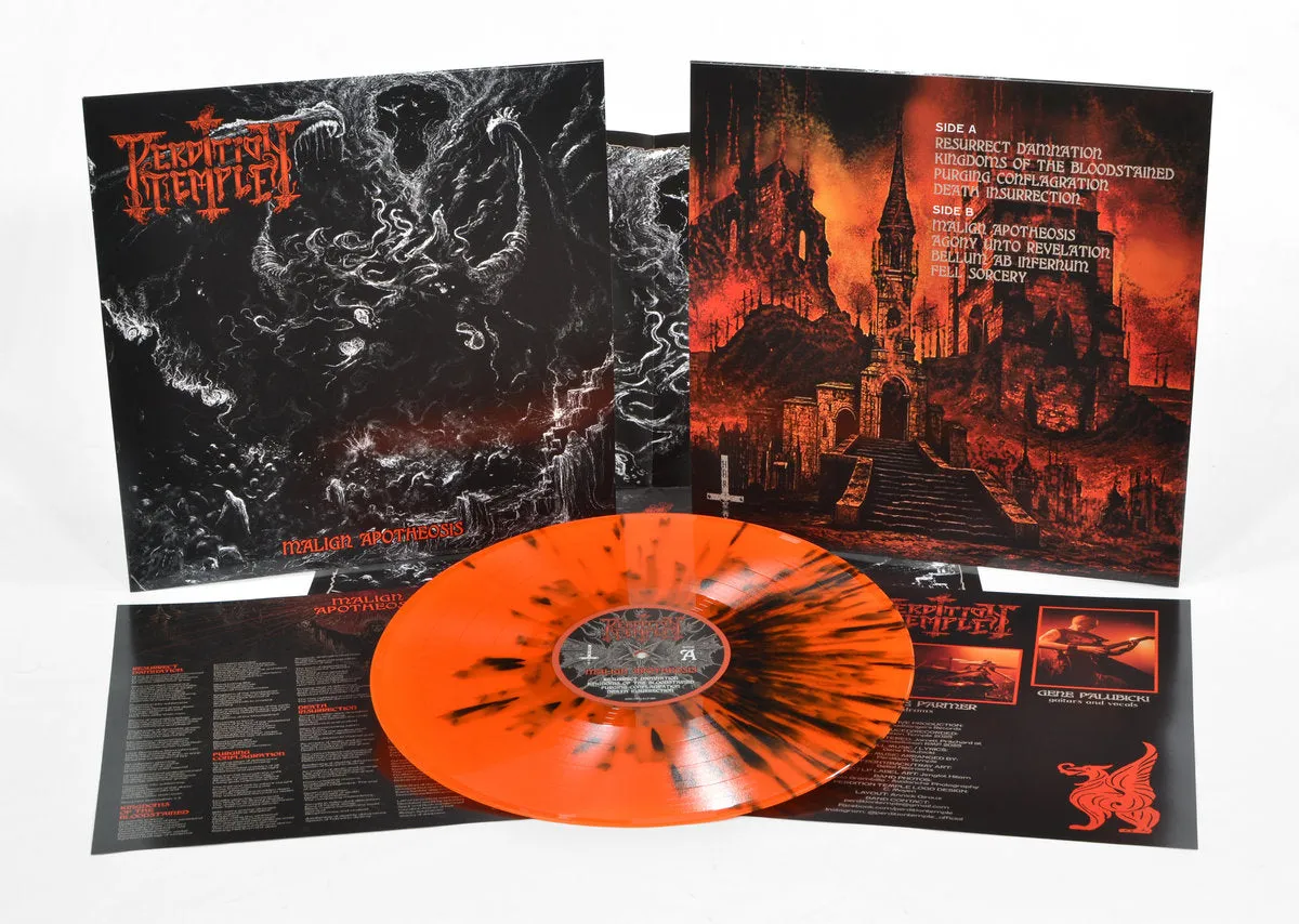 Perdition Temple Malign Apotheosis LP splatter vinyl