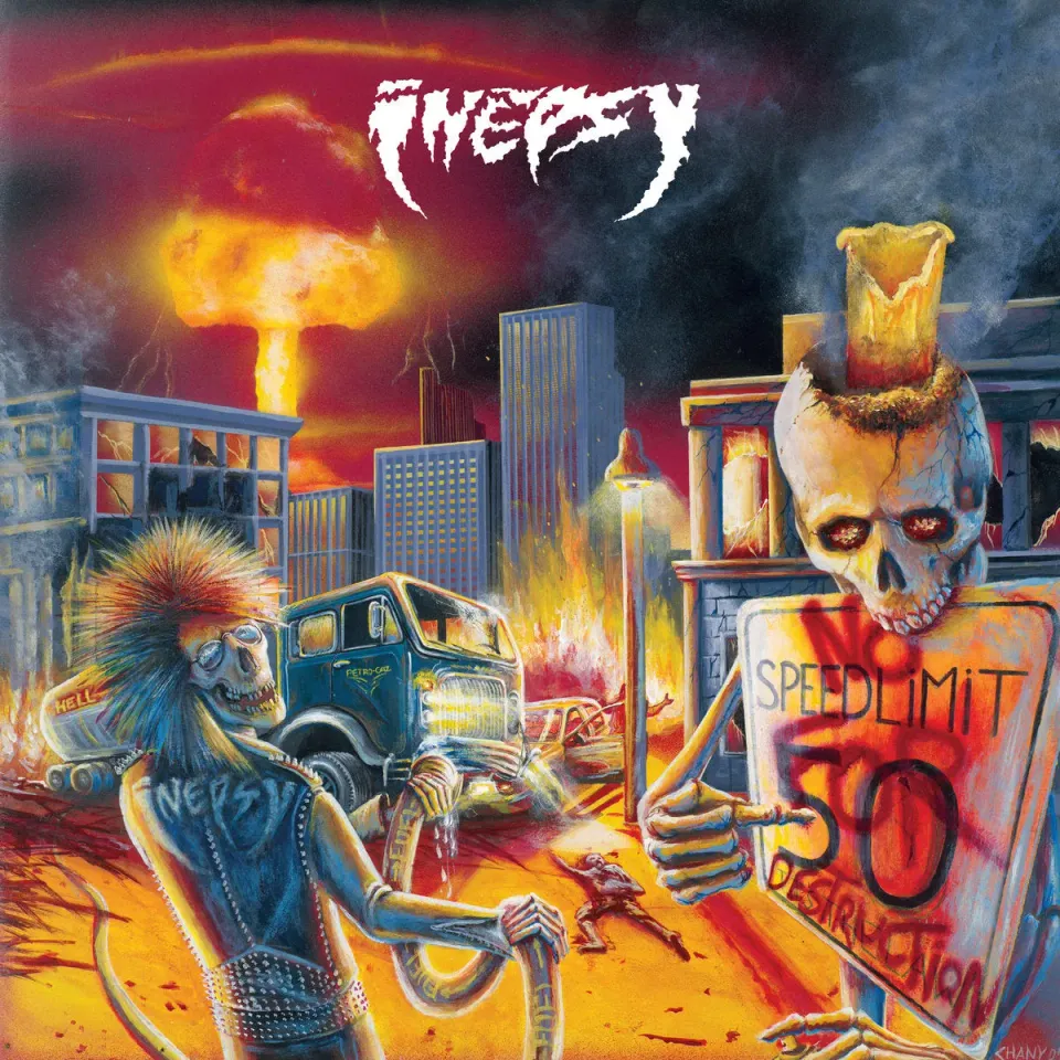 Inepsy No Speed Limit for Destruction LP rød vinyl