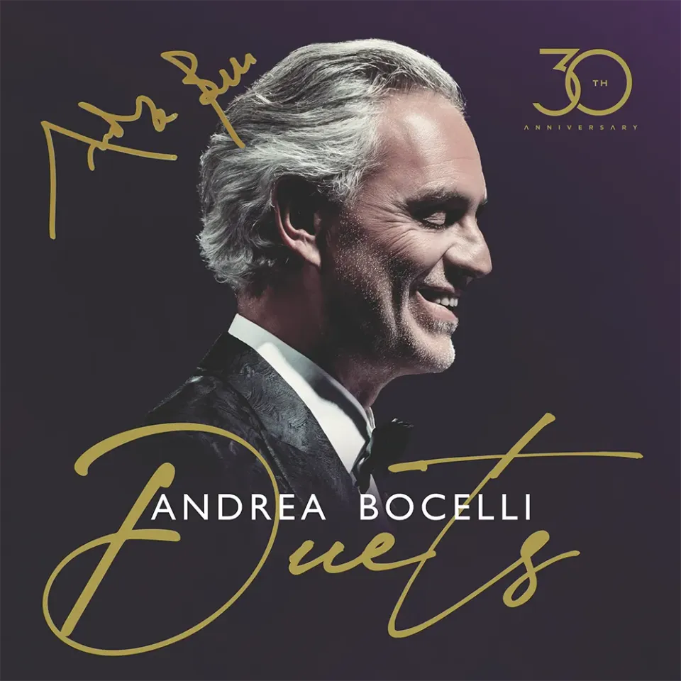 Bocelli 30th Anniversary Art Card signert samlekort