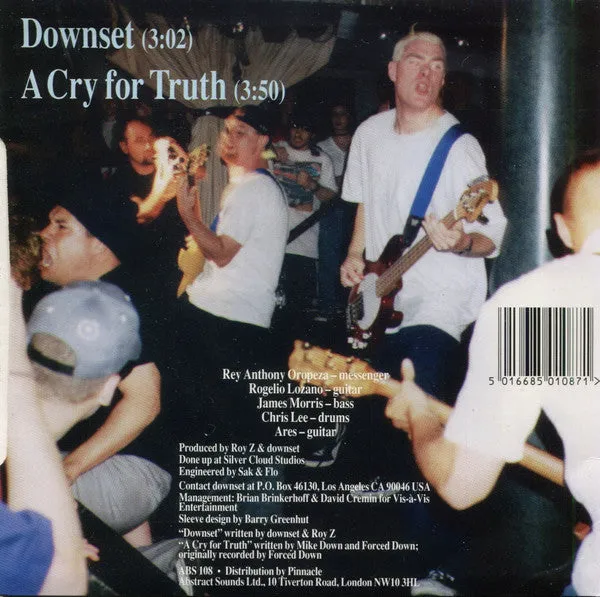 downset. No More Freedom In A Cage 7" vinyl brukt