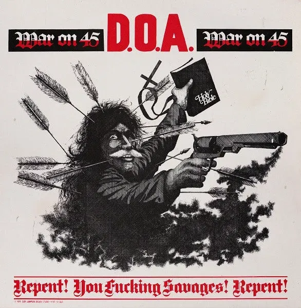 D.O.A. War On 45 12" EP brukt punk