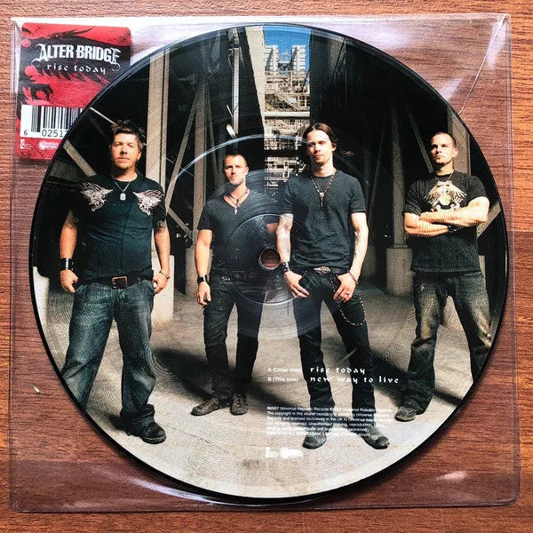 Alter Bridge Rise Today 7" singel picture disc brukt