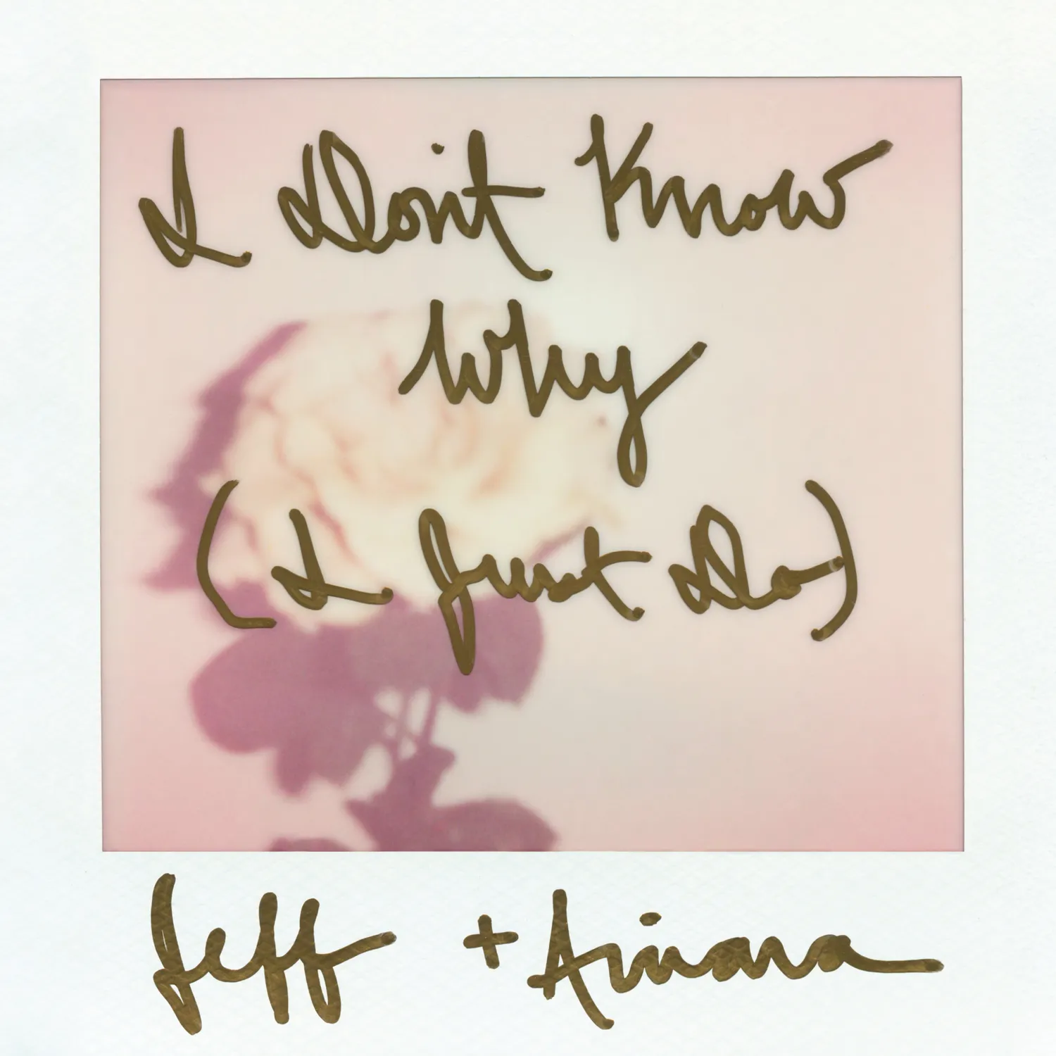 Jeff Goldblum I Don't Know Why rosa 7" singel