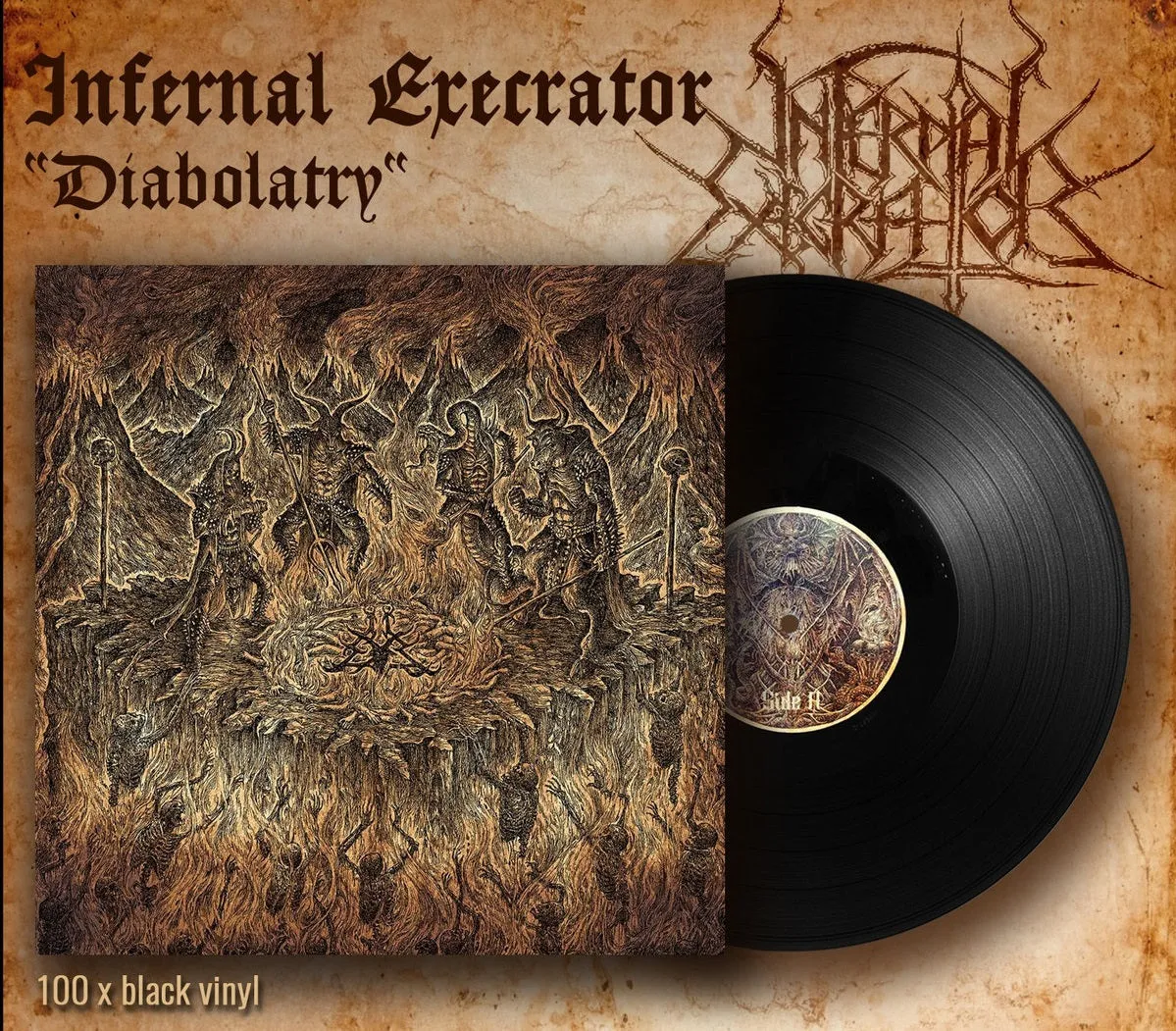 Infernal Execrator Diabolatry LP svart vinyl