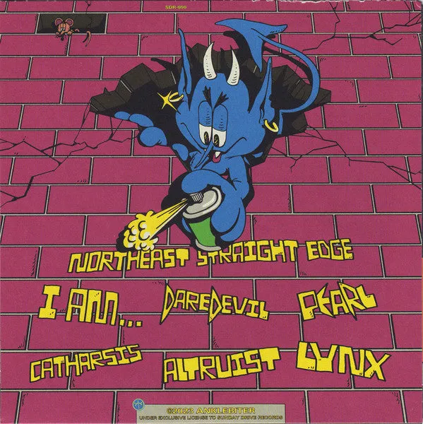 Anklebiter To Live and Withstand 7" EP tri-color brukt