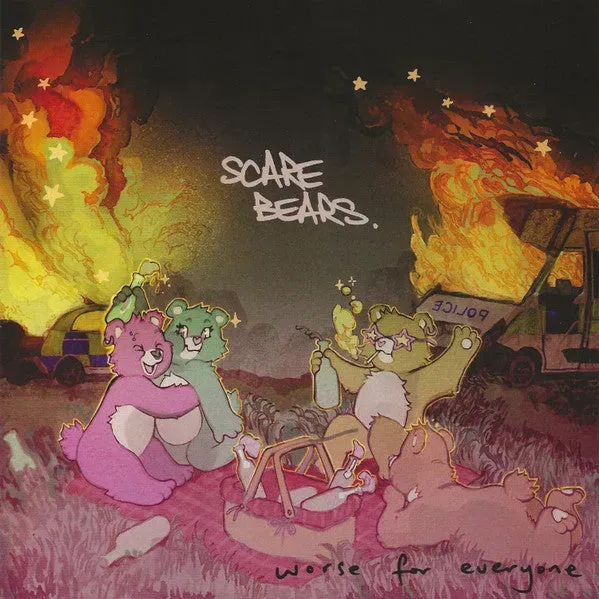 Scare Bears Worse For Everyone 7" vinyl gul brukt
