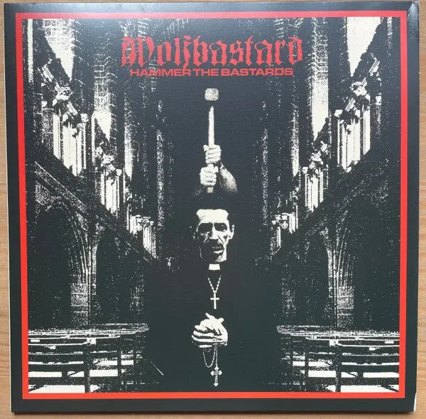 Wolfbastard Hammer The Bastards LP blod vinyl brukt