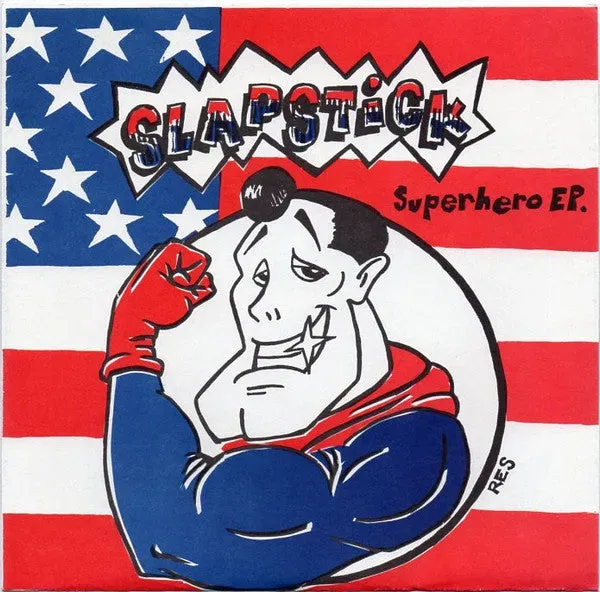 Slapstick Superhero EP 7" brukt rød vinyl ska