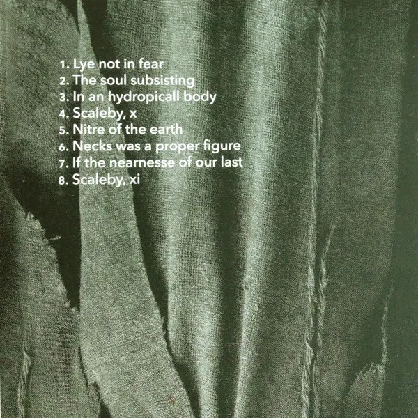 The Inward Circles And Right Lines Limit And Close All Bodies CD brukt ambient