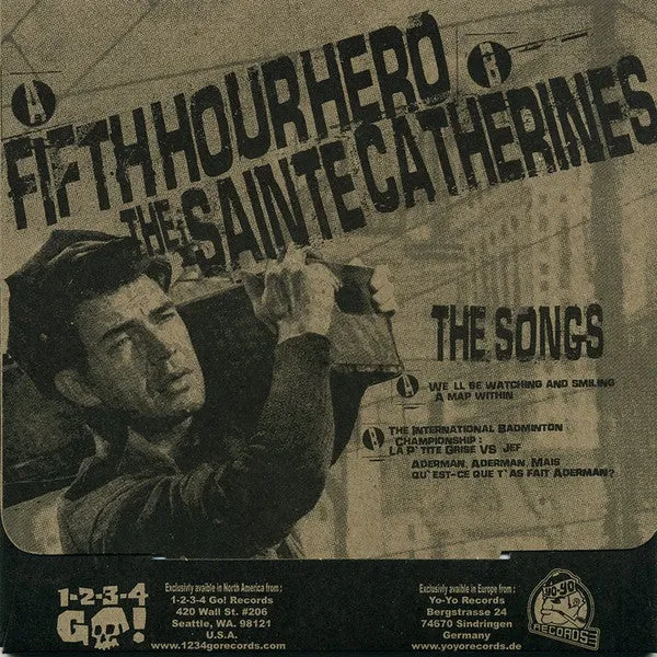Fifth Hour Hero Sainte Catherines 7" brukt punk