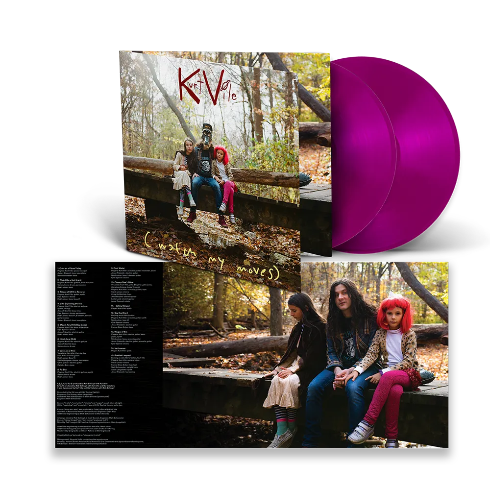 Kurt Vile watch my moves 2LP neon vinyl