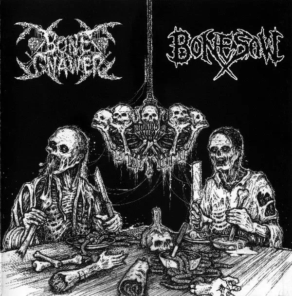Bonesaw / Bone Gnawer Split MCD death metal