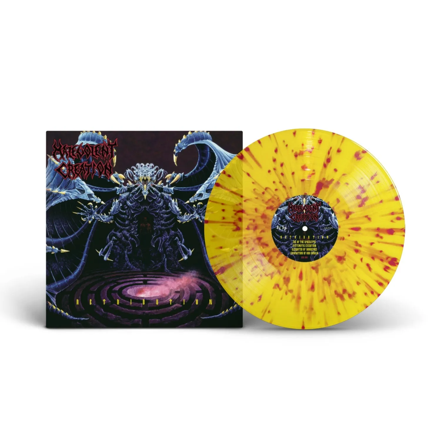 Malevolent Creation Retribution LP splatter vinyl