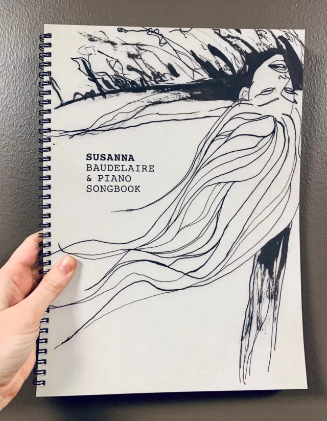SusannaSonata Baudelaire & Piano Songbook notebok Cameron
