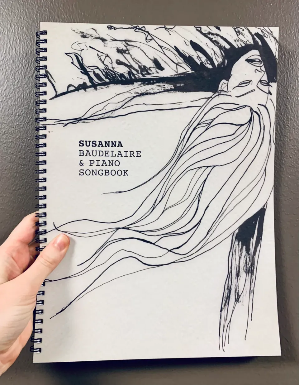 SusannaSonata Baudelaire & Piano Songbook notebok Cameron