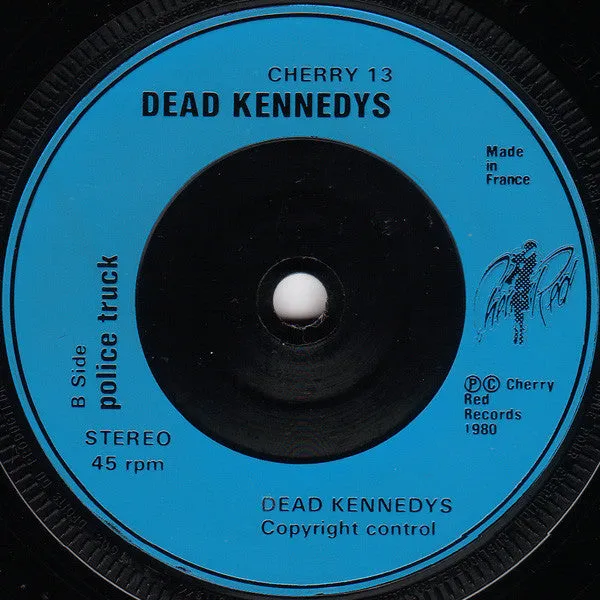 Dead Kennedys Holiday Cambodia CHERRY 13 7" singel brukt