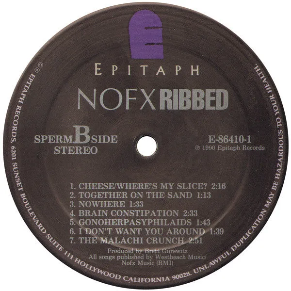 NOFX Ribbed vinylplate brukt punk
