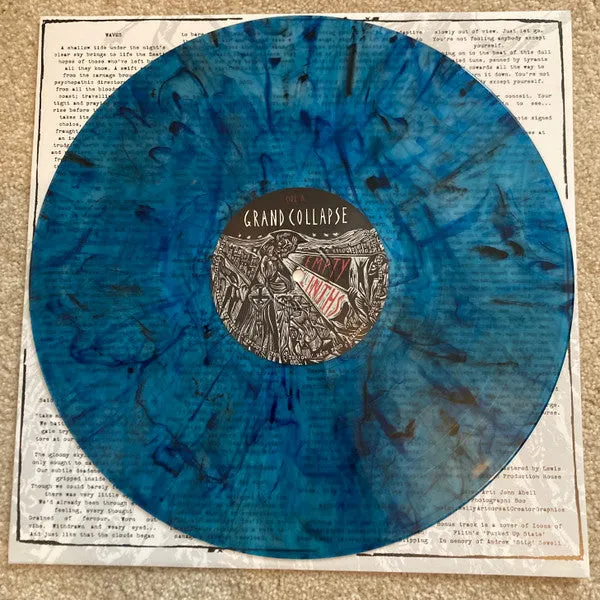 Grand Collapse Empty Plinths LP blå vinyl brukt hardcore