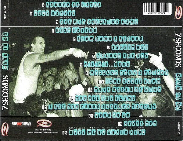 7 Seconds Good To Go CD brukt hardcore punk