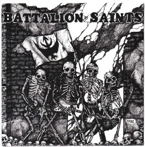 Battalion Of Saints Fighting Boys 7" EP punk bootleg