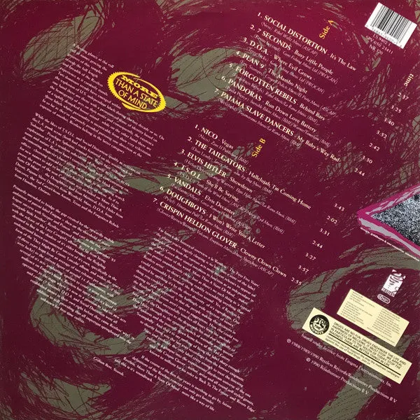 Various More Than A State Of Mind LP brukt punk