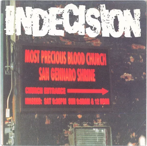 Indecision To Starve And Steal In New York City 7" EP ltd