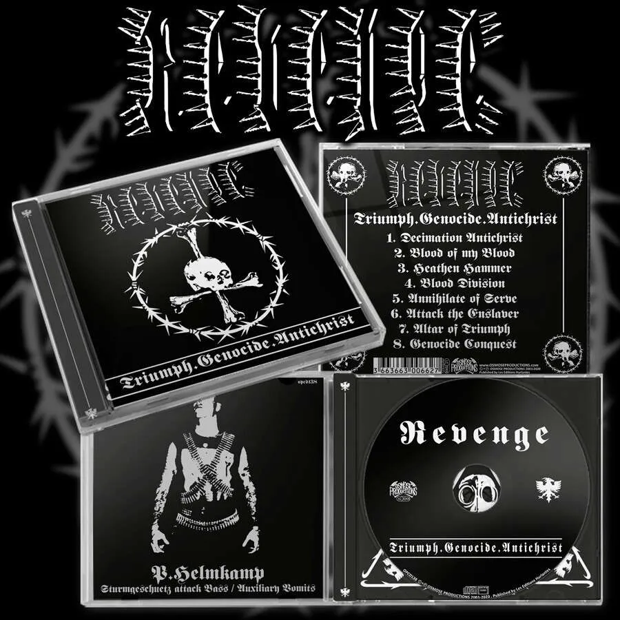 Revenge Triumph.Genocide.Antichrist CD jewelcase Osmose