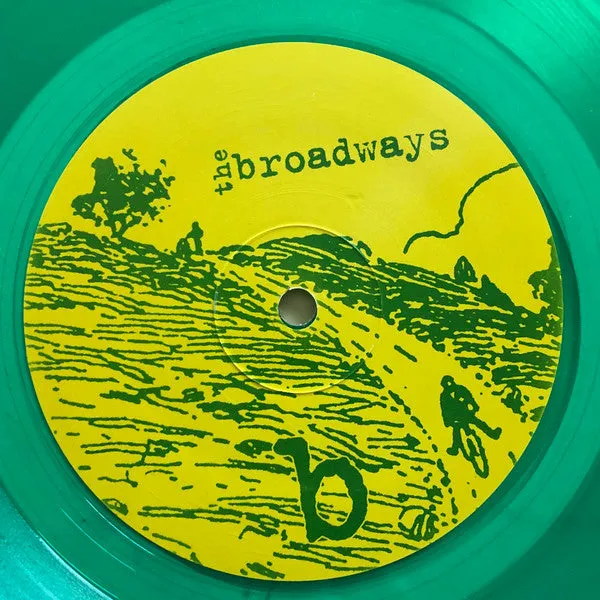 The Broadways Broken Van LP grønn vinyl brukt numbered