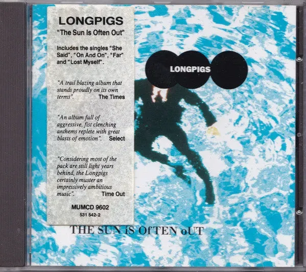 Longpigs The Sun Is Often Out MUMCd9602 CD brukt britpop
