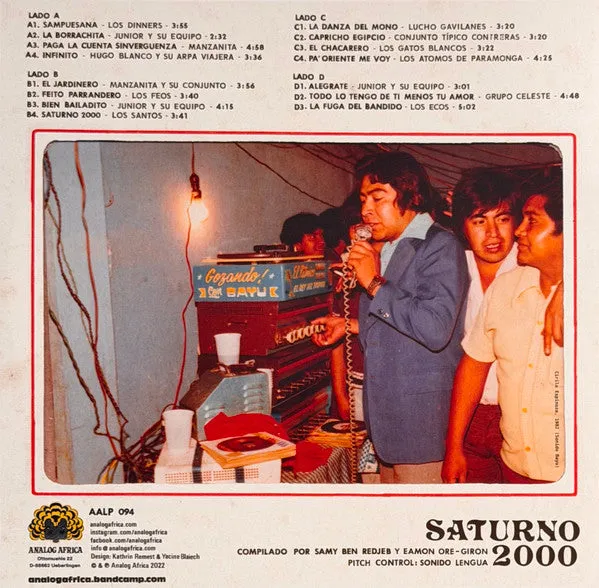 Various Saturno 2000 2xLP brukt cumbia samling