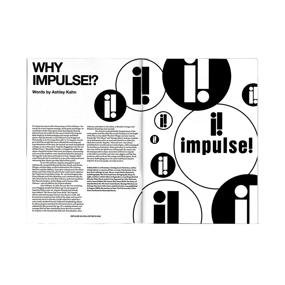 Verve Impulse 60 Collector's Zine samlehefte 43 sider